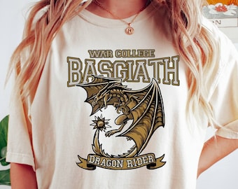 Comfort Colors Shirt, Basgiath War College Tee, Dragon Rider Shirt, Fly Or Die Tee, Fourth Wing Tee, Dragon Woman Shirt, Book Lover Shirt