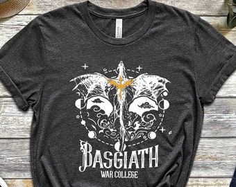 Basgiath War College T-shirt, Fourth Wing Riders Quadrant Shirt, Fourth Wing Sweatshirt, Book Lover Shirt, Graphic T-shirt, Dragon Shirt
