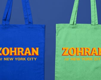 Zohran For New York City Tote Bag, Zohran Fan Bag, Mayor Zohran Tote Bag, Democrat Gift, Leftist Zohran Bag, Political Bag, Anti Trump Bag