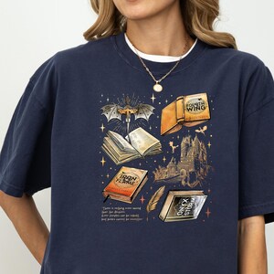 Dragon Rider Tshirt, Iron Flame Shirt, Onyx Storm Tshirt, Dark Academia Shirt, Bookish Gift Shirt, Fourth Wing Shirt, Comfort Colors Tshirt image 1