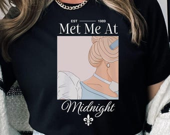 Met Me At Midnight Shirt, Fairytale Princess Tee, Princess Birthday Tee, Retro Disney Girl Tee, Disney Shirt, Disney Family Tshirt