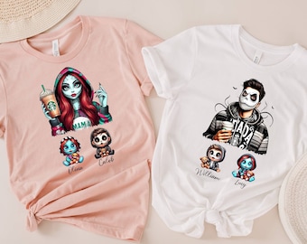 Mama Of Nightmares Shirt, Custom Disney Shirt, Dada Of Nightmares Tee, Mothers Day Tee, Fathers Day Tee, Kids Names Tee, Family Gift Shirt