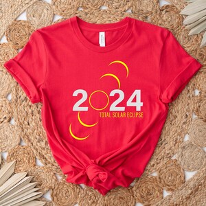 Total Solar Eclipse 2024 T-shirt, Moon Astronomy, Solar Eclipse Souvenir Gift, American Solar Eclipse 4.8.24 T-shirt, Eclipse Tour T-shirt
