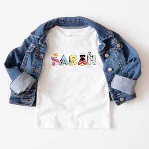 Customized Minnie Name Shirt, Disney Girls Tee, Disney Name Tshirt, Minnie Mouse Tee, Minnie Birthday Princess Gift, Disney One Piece image 4