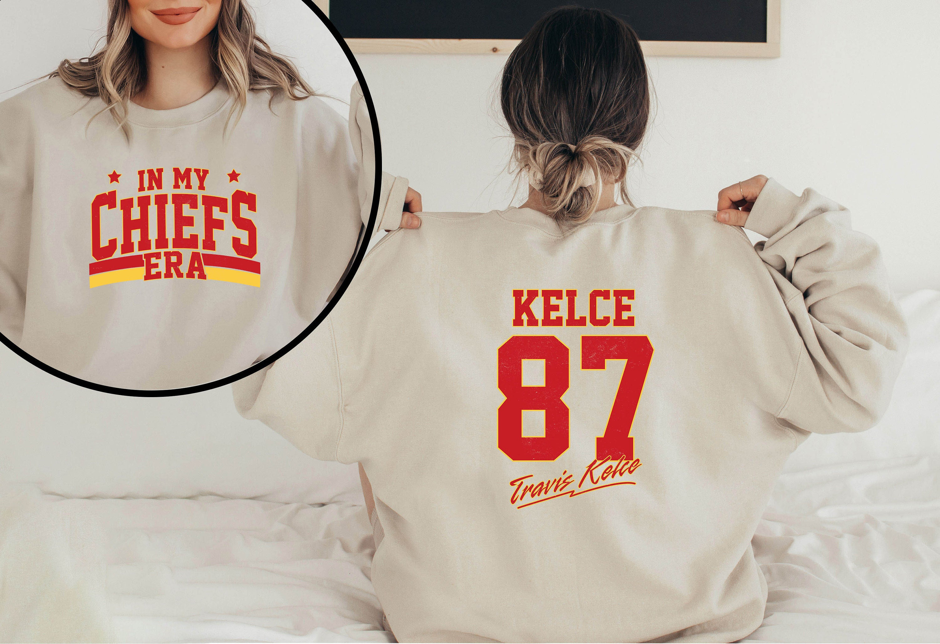 Discover Taylor And Travis Kelce Sweatshirt, Go Taylor's Boyfriend Sweatshirt