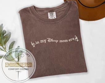 Embroidery Disney Shirt, Disney Mom Tee, Mickey Mouse Tee, Magical Park Tshirt, Mother's Day Tee, Comfort Colors Tshirt, Mickey Head