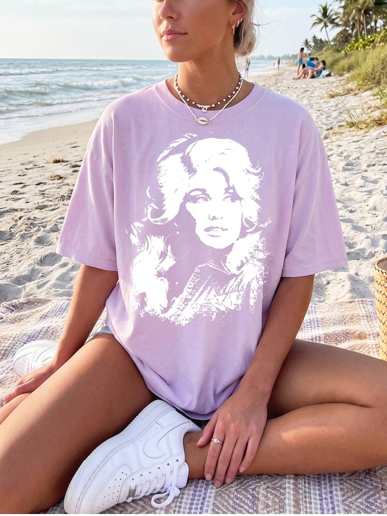 RIP Dolly Parton Comfort Colors Graphic Shirt, Vintage Dolly Western Tee, Country Music Singer Tshirt, Western Music Fan Lover Women Tee image 10