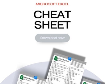 Hoja de trucos de atajos de Microsoft Excel para aumentar la productividad en Windows, versión imprimible y descargable