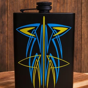 Fläschchen 230 ml, mit Nadelstreifen.