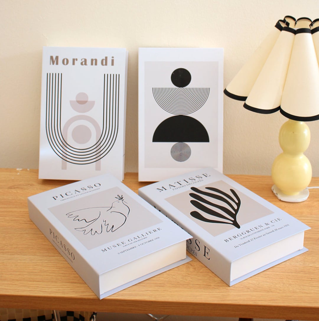 Decorative Coffee Table Books, Luxury Display Decor Book Sets, Nordic