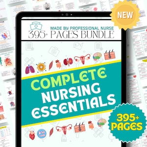 Ultimate Nursing School Notes Bundle 395+ Pages Volume II - Digital Downloads