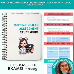 Nursing Health Assessment Guide: Head-to-Toe Exam (Digital PDF Download)
