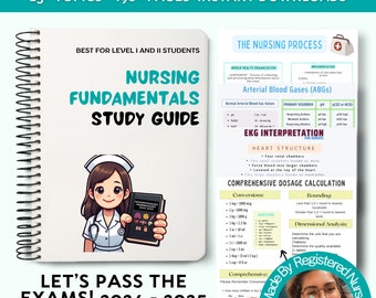 Nursing Fundamentals Study Guide: Comprehensive Notes (Digital Download)