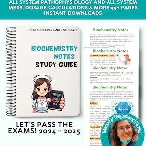 Organic Chemistry, Biochemistry Notes, Mcat Study Notes perfect for Biochemistry Students