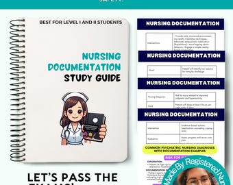 Nursing Documentation Templates: Clinical Forms, Patient Care Sheets (Digital PDF)