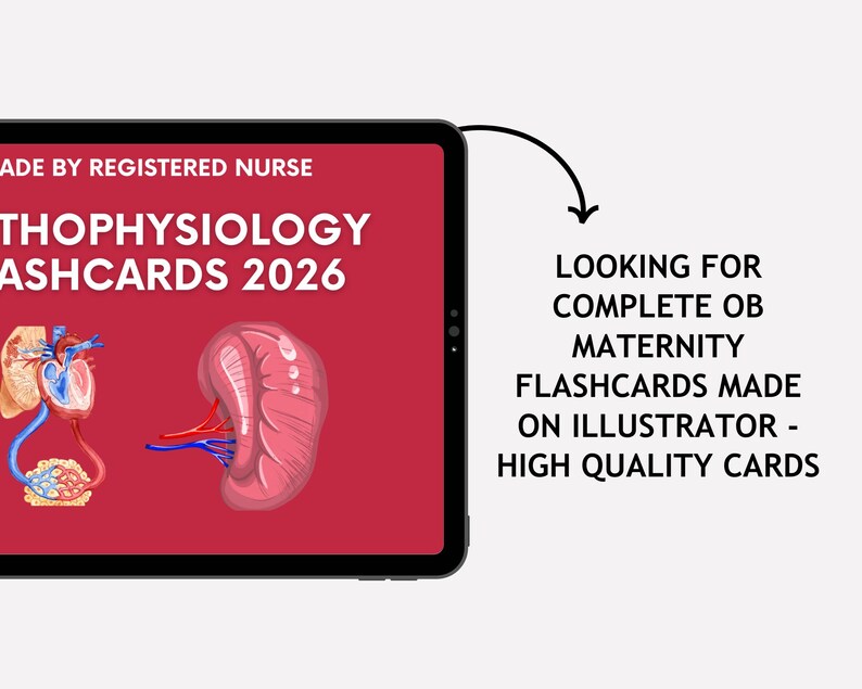 Pathophysiology Study Guide 2026 | Nursing Flashcards (printable PDF ...