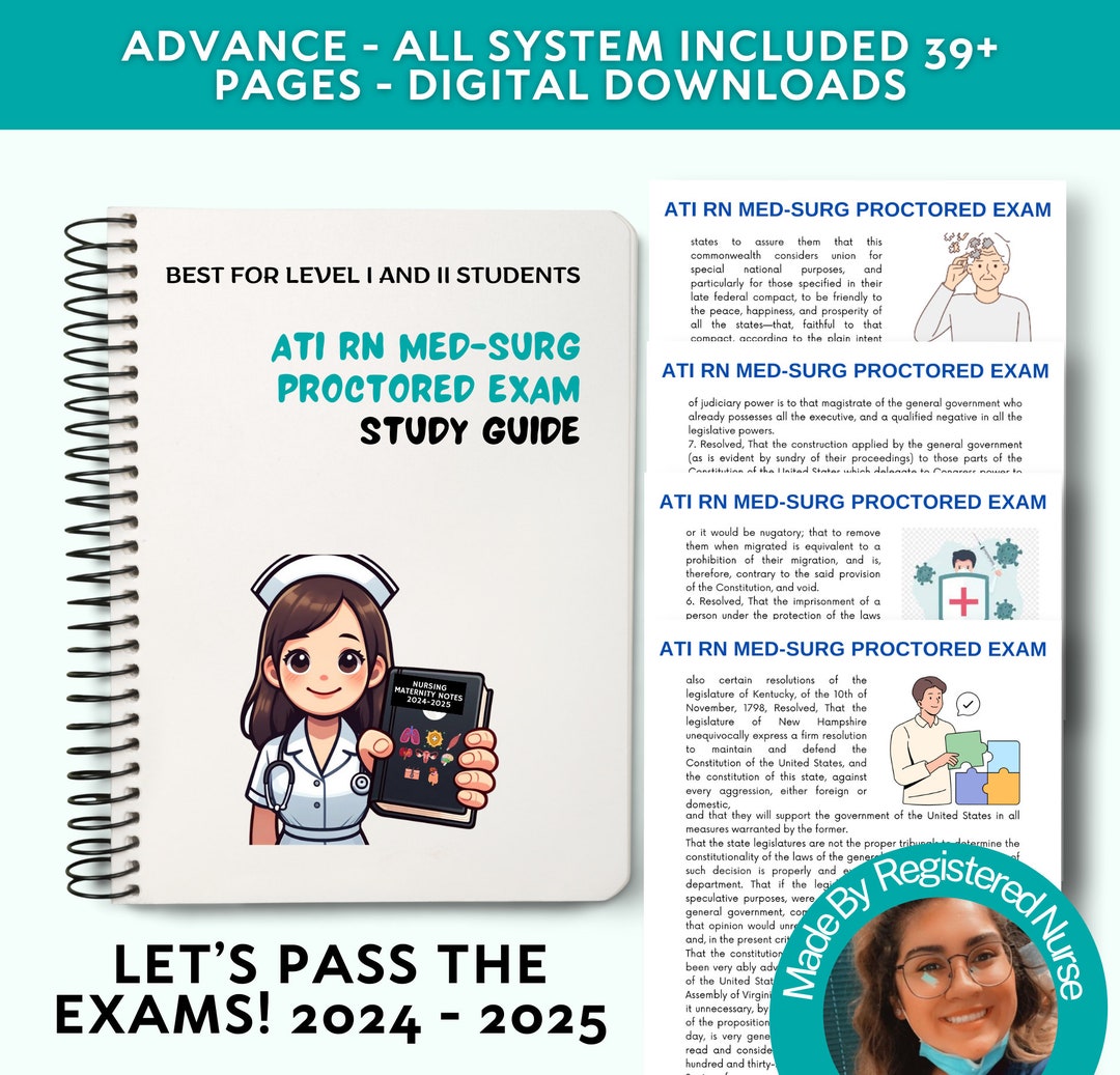 ATI RN Med-surg Proctored Exam Study Guide 2024-25 (digital Download) - Etsy