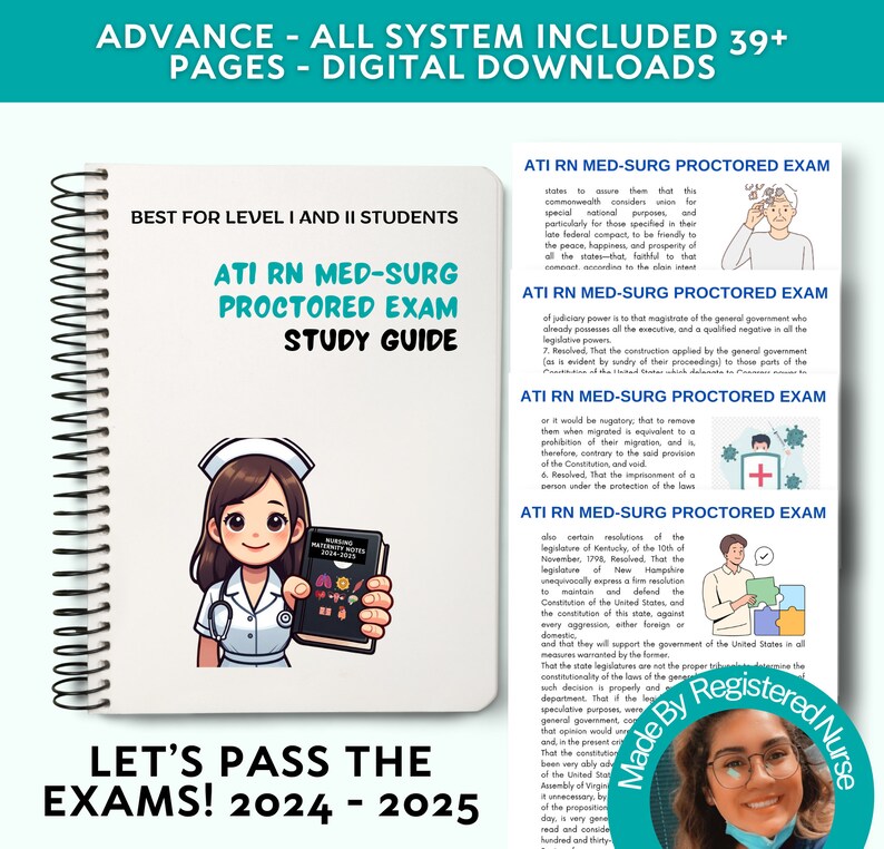 ATI RN Med-surg Proctored Exam Study Guide 2024-25 (digital Download ...