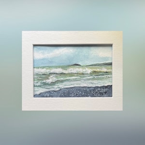 Island beyond the waves