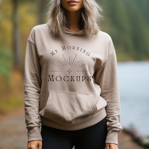 18500 Mockup Hoodie Mockup Gildan 18500 Sand Mock-up Sand Hoodie Mock up 18500 Mockup Sand 18500 Mockups Front Gildan 18500 Beige Mock-up