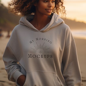 Gildan 18500 Mockup Hoodie Mockup Gildan 18500 Sand Mockup Sand 18500 Mock-up Sand Gildan 18500 Mockup Sand Hoodie Mock-Up Print On Demand