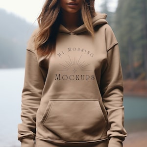 Gildan 18500 Mockup Hoodie Mock0up 18500 Sand Mock up Sand Hoodie Mockup 18500 Mockup Sand 18500 Mockups Front Gildan 18500 Sand Mock-up