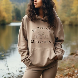 18500 Mockup Hoodie Mockup Gildan 18500 Sand Mock-up Sand Hoodie Mock up 18500 Mockup Sand 18500 Mockups Front Gildan 18500 Beige Mock-up