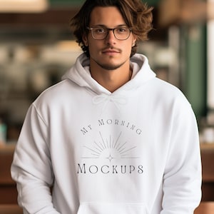 Plain White Hoodie Etsy
