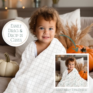 Blanket Mockup Throw Blanket Mockup Velveteen Plush Baby Blanket Mockup Custom Blanket Mockup Personalized Blanket Mockup Print on Demand