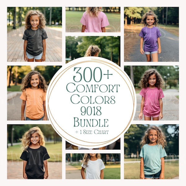 9018 Mockup Bundle CC 9018 Mockup Comfort Colors 9018 Mock Up Bundle CC9018 Mock-Up Bundle Comfort Colors Mockup Bundle 9018 Size Chart