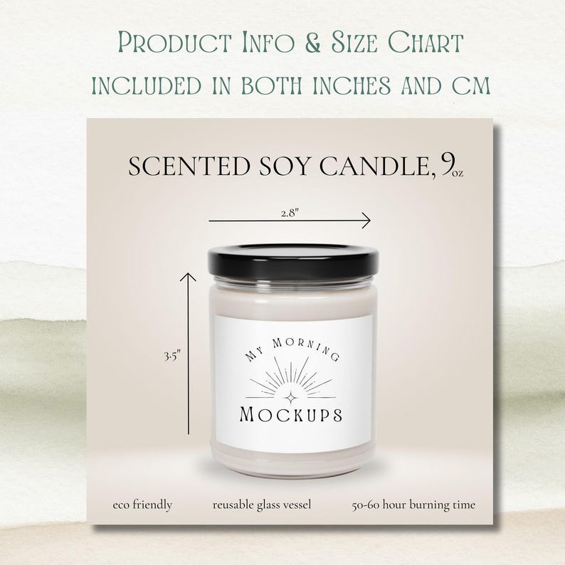 Soy Candle Mockup Bundle: 20+ Product Photo & Video Mockups (Digital Download) image 2