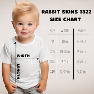3322 Größentabelle 3322 Mockup Kaninchenfelle 3322 Größentabelle Kaninchenfelle 3322 Mockup Kinder Shirt Mockup Shirt Mockup Baby Print On Demand Mockup