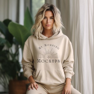 Gildan 18500 Mockup Hoodie Mock-up 18500 Sand Mock up Sand Hoodie Mock-up 18500 Mockup Sand 18500 Mockups Gildan 18500 sand Hoodie Mockup