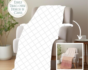 Throw Blanket Mockup Blanket Mockup Velveteen Plush Blanket Mockup, Print on Demand Mockup, Blanket Mockups Bundle Fleece Blanket Mock up