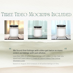 Soy Candle Mockup Bundle: 20+ Product Photo & Video Mockups (Digital Download) image 4
