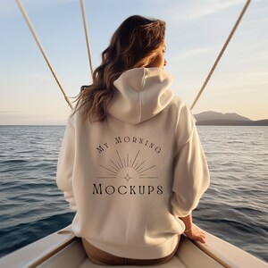Gildan 18500 Mockup Hoodie Mockup Sand Gildan 185000 Back Mockup Hoodie Sand Hoodie Mockup Gildan 18500 Back Mock-up Sweatshirt Mockup Sand