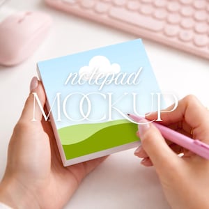 100x100cm Notizblock Mockup Canva Template: Rahmen (PDF Download, 3000x3000 Pixel)