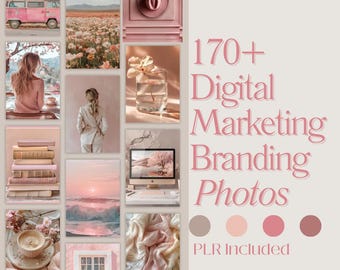 Blush Pink Stock Photos: Faceless Instagram Reels, MRR & PLR (PDF)