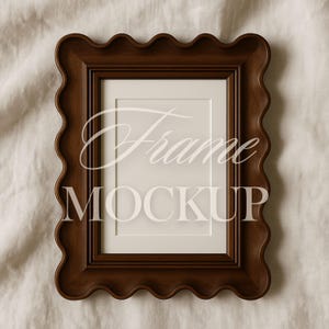 Horizontal 8X10 Frame Mockup with Canva Template: Drag & Drop Frame image 2
