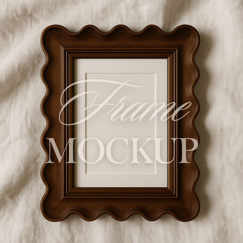 Horizontal 8X10 Frame Mockup with Canva Template: Drag & Drop Frame image 2