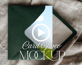 Inbjudningsmockup-video Canva-mall: Dra och släpp-ram - Digital nedladdning