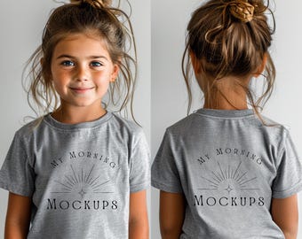 Bella Canvas 3001Y Kids T-Shirt Mockup