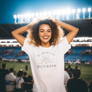 Gildan 5000 Mockup T-shirt Mockups White 3001 Mockup Football fan Mockup White Gildan 5000 Mockup Sport Mockups White Football shirt Mock-Up