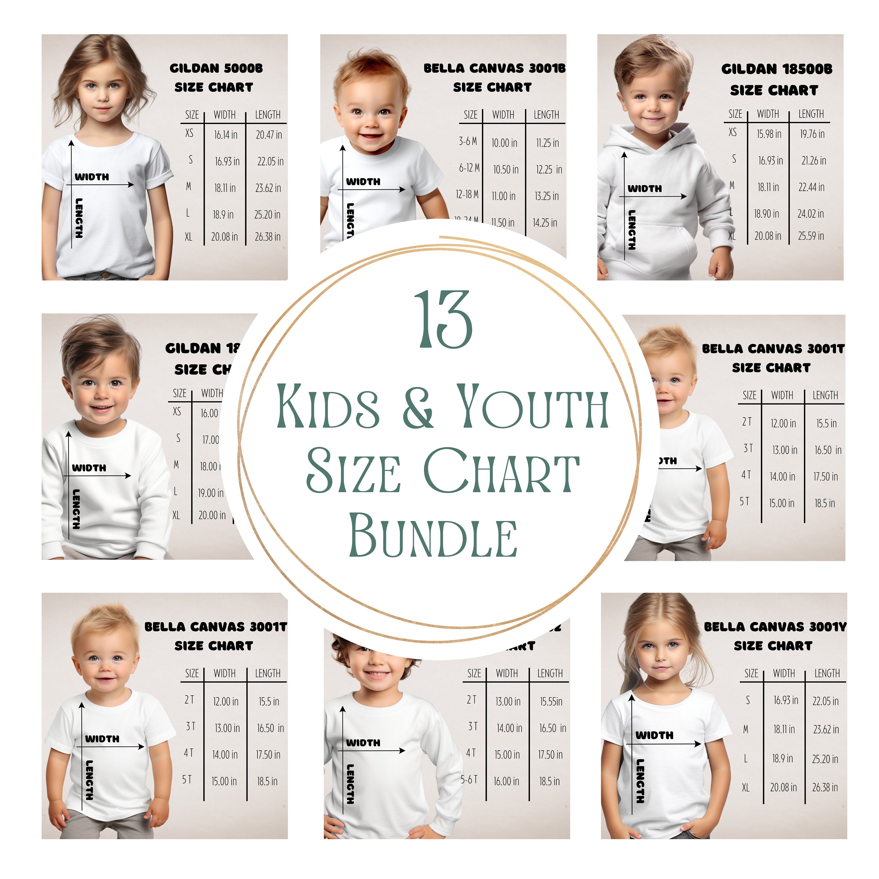Sizing Charts – Kaye 21 Kids