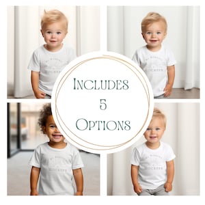 White Rabbit Skins 3322 Mockup T-shirt Mockup White Shirt Mockup Bundle Toddler Mockups Kids Shirt Mockup Baby Mockup Rabbit Skins Mockup