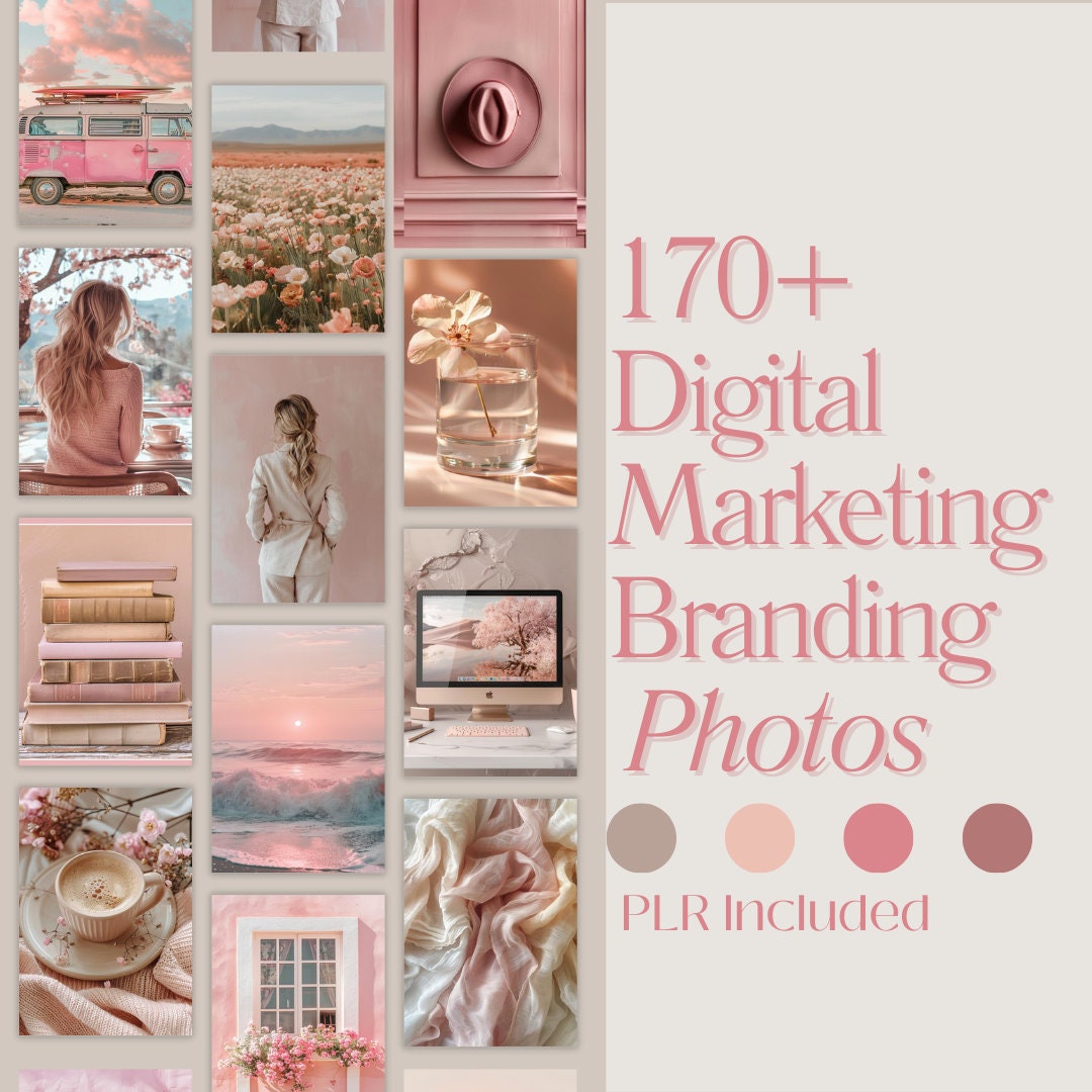 Faceless Reels Instagram Stock Images Faceless Digital Marketing Faceless Stock Photos Content MRR & PLR Stock Photos DFY Blush Pink Images