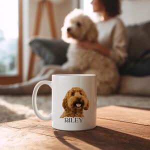 Dog Mug Mockup Video: 11oz Ceramic Coffee Mug MP4 Video 5 Second Digital Download image 3