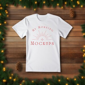 White Bella Canvas 3001 Mockup Christmas Mockup Tshirt Mock Up White Flat Lay Mockup Bella Canvas Mock Up Bella Canvas Tshirt Unisex Mockup