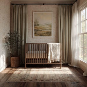 Nursery Frame Video Mockup with Canva Frame Template : Mp4 File 3000X3000 image 4