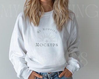White Comfort Colors 1466-sweatermockup (digitale jpg-download)